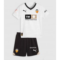 Dětský fotbalový dres Valencia 2023-24 Domácí Krátký Rukáv (+ trenýrky)